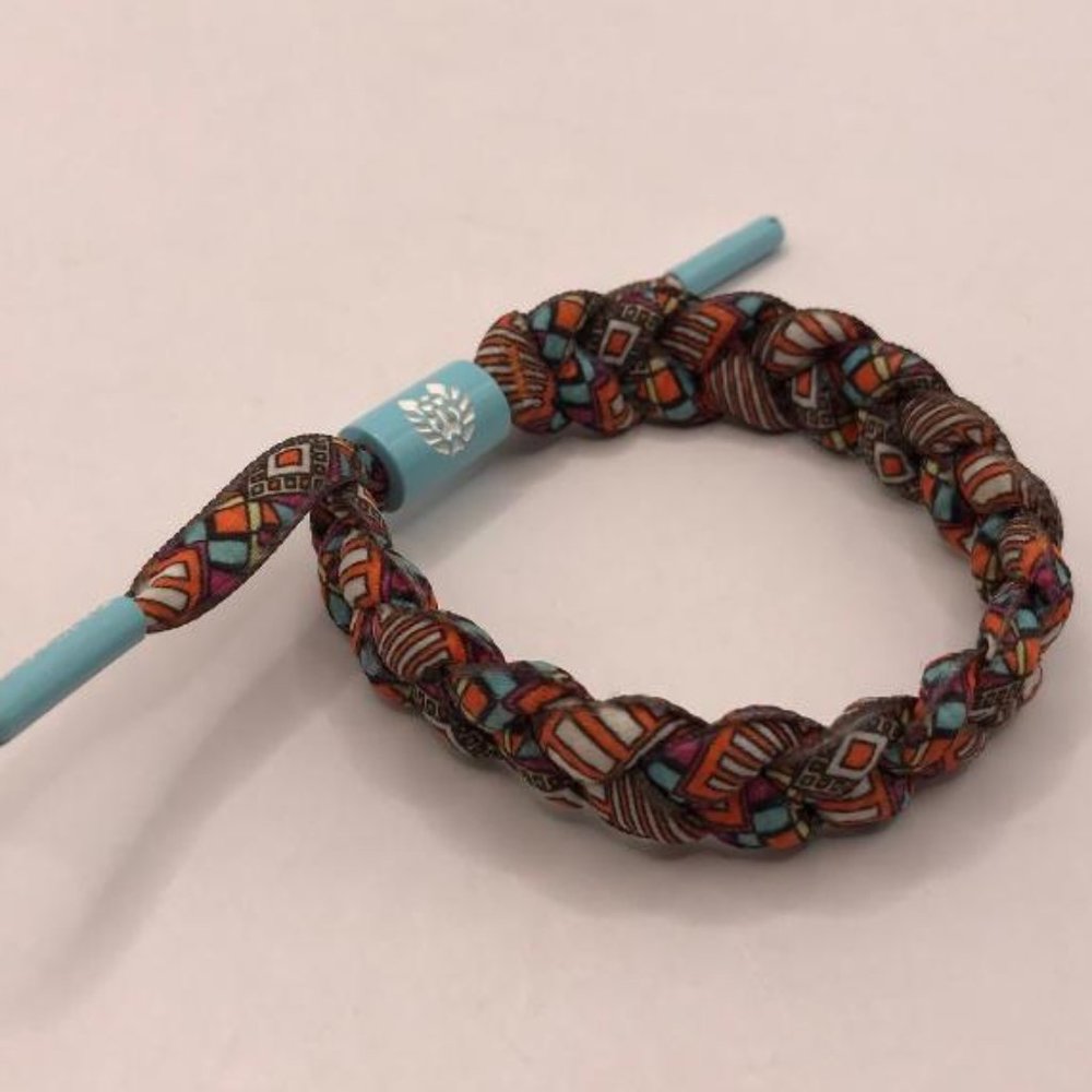 Rastaclat Patch Work Pull String Bracelet - Picture 7 of 7